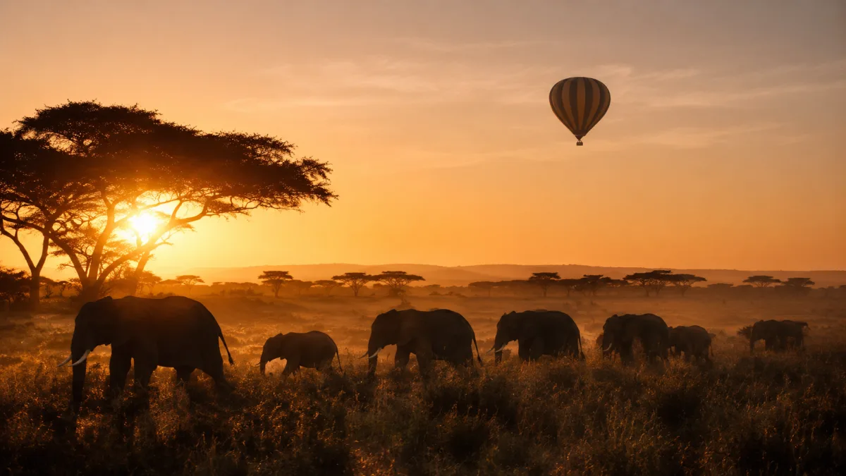 Safari de lujo en Tanzania: Serengeti, Ngorongoro y más